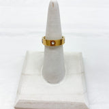 Livin’ Lux Ring in Gold Plated Crystal