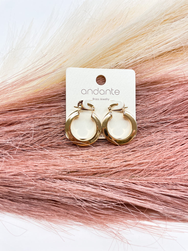 Gold Dipped Hoops- Chunky