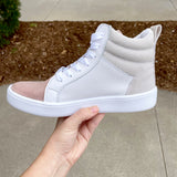 Golden High Tops in Mauve