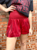 Make a Statement Shorts in Red